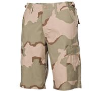 Mfh Hommes Us Bdu Bermudes Combat Armée Coton Ripstop Désert de 3-Couleur Camo