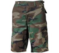 MFH Hommes US BDU Bermudes Shorts Combat Militaire Armée Trekking Woodland Camo