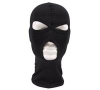 MFH Masque Facial pour Femme Balaclava 3 Trous Minces Masques, Noir, XL EU