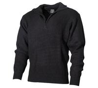 MFH Navy Pull Acrylique Homme Chaud Quotidien Pullover Cadet Devoir Militaire No