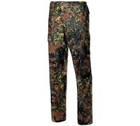 MFH Pantalon de combat US BDU Homme Outdoor Militaire Travailler Flecktarn Camo