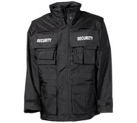 MFH Parka Sécurité Veste Fleece Imperméable Noir S-4XL
