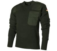 MFH Pull BW Homme Militaire Travail Décontractée Armée Chandail Chaud OD vert