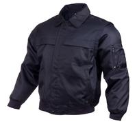 MFH Security Blouson Police Sécurité Jacket Hommes Chaud Nylon Patrouille Noir