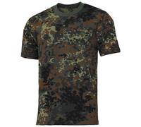 MFH T-shirt US Streetstyle Homme Sport Tactique L'Exercice Armée Flecktarn Camo