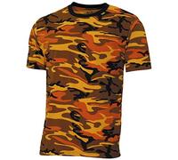 MFH T-shirt US Streetstyle – Orange Camo – Taille M