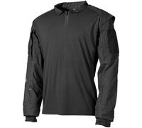 MFH US Chemise Tactique Hommes UBACS Sécurité Ripstop Militaire Uniforme Noir