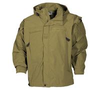 MFH US Soft Shell Jacket Level 5 Patrouille Coupe Étanche Extérieure Coyote Tan