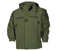 MFH US Softshell Veste Level 5 Homme Plein Air Chasse Pêche Nylon OD Vert
