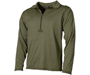MFH US Termique Chemise Level II Gen III Base Layer Hommes ECWCS OD Vert