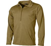 MFH US Termique Chemise Level II Gen III Couche Manches Longues ECWCS Coyote Tan