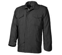 MFH Veste de combat US M65 avec doublure matelassée Homme Décontractée Noir