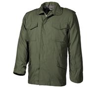MFH Veste de combat US M65 avec doublure matelassée Homme Décontractée OD Green