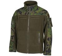 MFH Veste militaire de camouflage, 100 % polyester, empiècement Rip Stop, manches et taille réglables, fermetures éclair YKK, Camouflage M05, XXL
