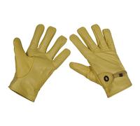 MFH Western Leather Gants Tactique Militaire Chauds Chasse Travailler Beige