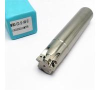 MFH03 fraise à alimentation rapide 160mm LOGU030310ER inserts C15 C16 C19 C20 C24 C25 C32 poignée en alliage trempé outils asismiques Plaquettes de Carbure CNC(MFH03-C32-32-160-5T)