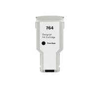 MFHgLKT Cartouche d'encre à Jet d'encre Couleur Compatible Compatible avec HP764 C1Q17A C1Q16A C1Q13A C1Q14A Compatible avec imprimante DesignJet T3500(1PCS PBK-300ML)