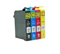 MFHgLKT Cartouche d'encre Compatible avec T1811 T1812 T1813 T1814 et XP Series 405WH 30 102 202 205 212 215 225 302 305 312 315 322 325 402 405 412 415 422(1 Set)