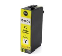 MFHgLKT Cartouche d'encre Compatible T40D1 T40D2 T40D3 T40D4, Compatible avec imprimantes à Jet d'encre série SC-T3100 SC-T5100 SC-T2100(T40D4-YELLOW)