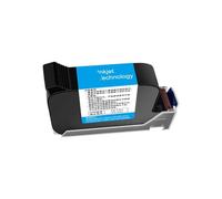 MFHgLKT Cartouche d'encre Couleur à solvant à séchage Rapide, 12.7mm, Compatible avec Les modèles d'imprimante à Jet d'encre Portable JS10 JS12 JS21 2588 BK42A WK42A, 1 pièce(1pc Black)