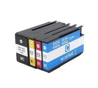 MFHgLKT Cartouche d'encre Couleur Compatible avec l'imprimante 953XL 957XL 953 957 XL OfficeJet Pro 7740 7720 7730 8210(1 Set 4pcs)