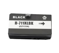 MFHgLKT Cartouche d'encre de capacité Compatible avec Les imprimantes 711XL 711 DesignJet T120 T520(BK 1PCS)
