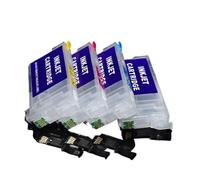 MFHgLKT Cartouche d'encre Rechargeable Vide 812XL, avec puces, Compatible avec WF-7310, WF-7820, WF-7830, WF-7835, WF-7840, WF-7845, EC-C7000