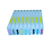 MFHgLKT Cartouche d'encre Rechargeable Vide avec Puce et réinitialiseur de Puce, Compatible avec Les imprimantes Surecolor P6000 P7000 P8000 P9000