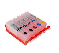 MFHgLKT Cartouche d'encre Rechargeable Vide PGI580 CLI581 XL, avec Puce, Compatible avec Les imprimantes TS705 TR7550 TR8550 TS6150 TS8150 TS9150 TS9155(5pcs)