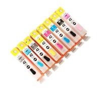 MFHgLKT Cartouches d'encre vides compatibles CLI-42, compatibles avec Pro-100 Pro-100S CLI-42BK CLI-42C CLI-42Y CLI-42GY CLI-42LGY CLI-42M CLI-42PC CLI-42PM