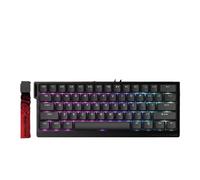 MFHgLKT Clavier de Jeu Filaire avec Interrupteur magnétique, 60/68HE, échange à Chaud, déclencheur Rapide, personnalisé, Compatible avec Les Accessoires de Joueur sur PC(MAD 68HE RGB)