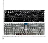 MFHgLKT Clavier rétroéclairé français Compatible avec GT62 GT72 GE62 GE72 GS60 GS70 GL62 GL72 GP62 GT72S CX62 GL63 GL73 GS72V CX72 6QF 6QD 7QL MS-1(NO Backlight)