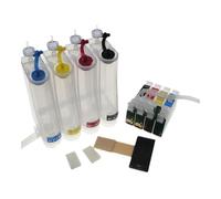 MFHgLKT Compatible avec WF-7110DTW WF-7610DWF WF-7620 Wf7710 7720 WF-7210 WF-3620DWF T2711 27XL système d'alimentation en Encre Continue CISS