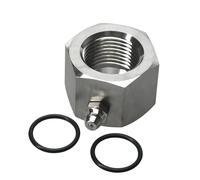 MFHgLKT Écrou de Graisse Compatible avec Tube de Direction Marin 50-28251, Compatible avec la Direction en Acier Inoxydable OMC 2861 FSM068, Remplacement de 7/8 Pouces SCP 28251