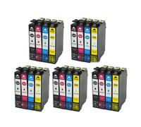 MFHgLKT Ensemble de Cartouches d'encre 364 T364, 1/3/5 Jeux, compatibles avec Les imprimantes Expression Home XP245 XP442 XP243 XP247, Quatre Couleurs, 18ML(5set)