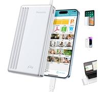MFi Disque dur externe certifié 2 To pour iPhone, iPad, MacBook, ordinateur, clé USB, appareil de stockage pour iPhone 17/16/15/14/13 pour sauvegarder des photos, des vidéos, de la musique, des