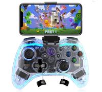 MFi RGB Manette de jeu mobile sans fil avec fonction Turbo pour iOS/Android/PC, pour iPhone 13/12Pro Max, Samsung, Nokia, OPPO, Go