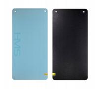 Mfk02 Tapis De Fitness Bleu-Noir Avec Trous Hms Premium