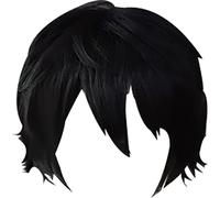 MFKaish Cosplay Perruque for Bungou Bungo Stray Dogs dazai osamu black