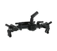 MFMEXUL 2 Pièces Essieu Voiture RC Accessoire Pièce Modèle Pont Stabilité Renforcée Montage Aisé Matériau Résistant Adapté Passe-temps Réparateurs Modélisme, Devant