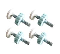 MFMEXUL 4 Pièces Tiges Filetées Tiges de Pression Extensibles Boulons pour Barrière D'Enfant et Vis En Acier pour Ajustement Précis Approprié pour Protection, Bleu