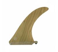 MFMEXUL Aileron de Surf Central Aileron Longboard Dérive Planche Aileron Unique Look Bois avec Fibre de Verre pour Réglage de et Tenue Renforcée Compatible , 9 Pouces