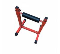 MFMEXUL Appareil d'Exercice des Jambes Support de Bulgare Banc de Squat Support de Jambe Plateforme de Rouleau Rembourré Sécurisé Base Solide Pieds Antiglisse, Rouge, Rouge