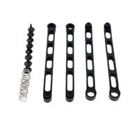 MFMEXUL Barre de Direction RC 1/12 Tige avant D'Essieu En Métal Élément de Remplacement pour Voiture Miniature Accessoire Résistant pour Véhicule Radiocommand, Noir