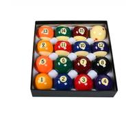 MFMEXUL Bille de Billard Jeu 16 Pièces Ensemble Résine Balancement Parfait Roulement Régulier pour Table Pool Américain Jeux, TP-B112 - Billes De Billard Importées De Corée KR