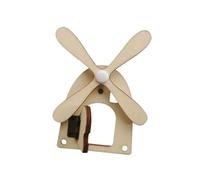 MFMEXUL Busy Board Jouet Tableau Sensoriel Manuel Bois Motricité Fine Créativité Construction Cognitive Apprentissage Adapté Maternelle Salle de Jeux Chambre, Moulin à vent