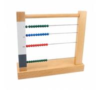 MFMEXUL Cadre Comptage Pédagogie Active en Bois Hêtre Interactif Blier Perles Colorées s Valeur Position Écran pr, S