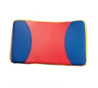 MFMEXUL Cible de Taekwondo Pad d'Entraînement Arts Martiaux Coussin de Frappe Cible de Pied Courbée Construction Solide Support Stable pour Séries de Coups, Red