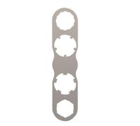MFMEXUL Clé Pédale Vélo Outil Pédale Clé Plate Outil Entretien Alliage de Titane Découpes Multiples pour Montage et Démontage Rapides Adaptée aux Cyclistes, Original