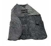 MFMEXUL Couverture pour Cheval Couverture d'hiver Tapis d'Écurie Tapis en Polaire Souple Reste en Place Chaleur pour Écurie Pré Marche Légère Sorties par Temps Froid, Gris, Gris, 145 Cm